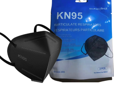 Sundanz KN95 Black Face Mask Respirators